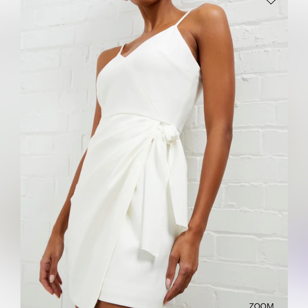 French Connection Whisper Faux Wrap Dress Size 0